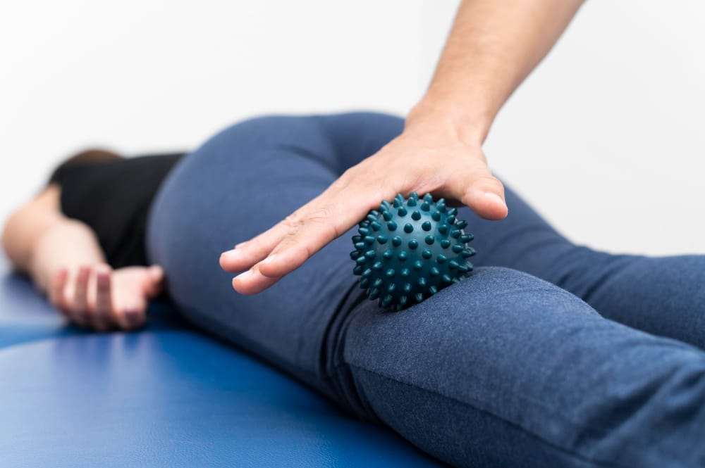 back pain treatment with spiky ball
